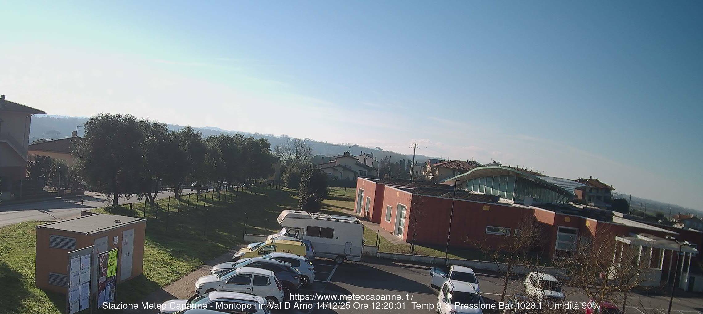 immagine della webcam nei dintorni di Pisa San Giusto: webcam Montopoli in Val d'Arno