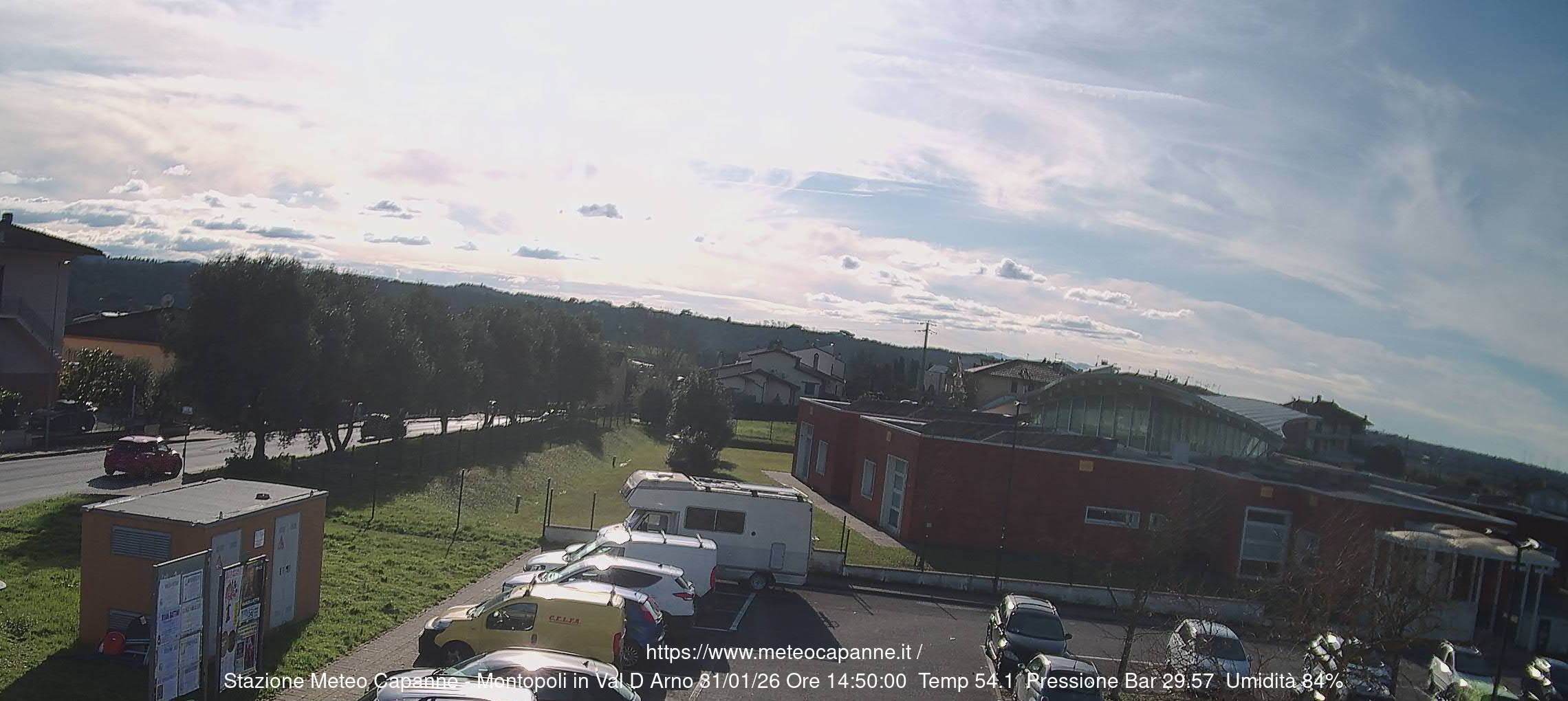 immagine della webcam nei dintorni di Pisa: webcam Montopoli in Val d'Arno