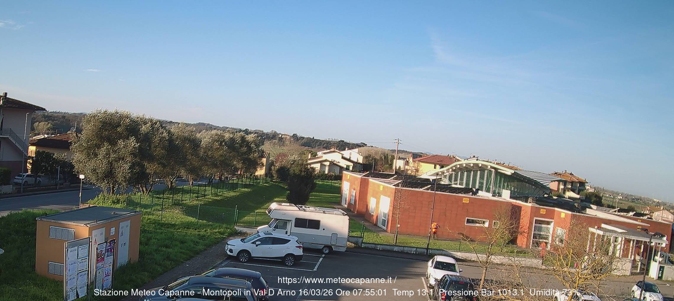 immagine della webcam nei dintorni di Pescia: webcam Montopoli in Val d'Arno