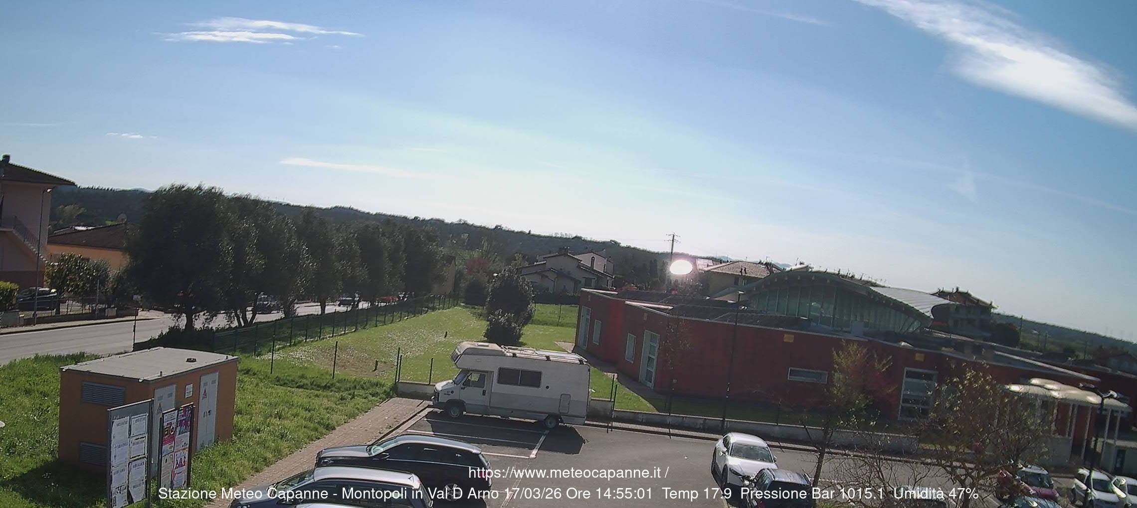 immagine della webcam nei dintorni di Monsummano Terme: webcam Montopoli in Val d'Arno