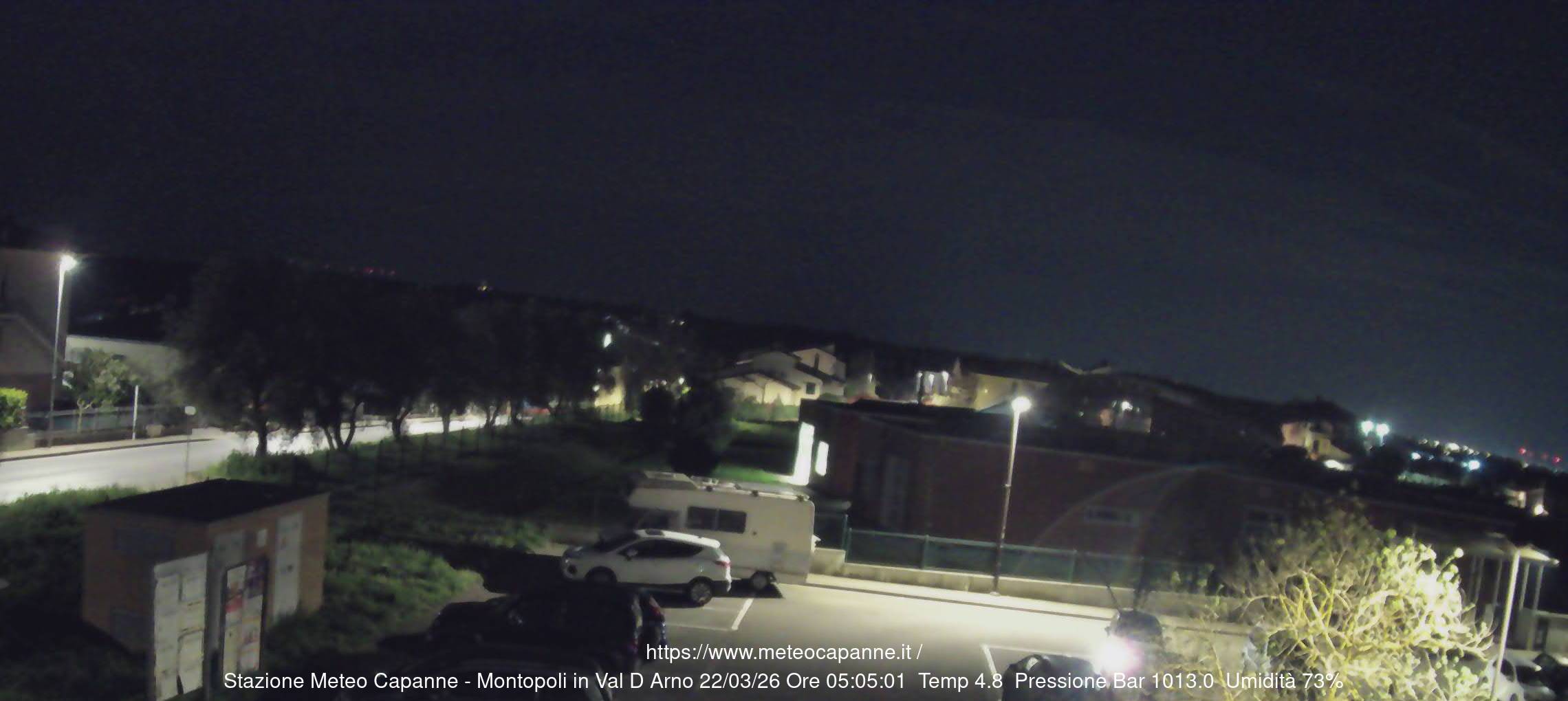 immagine della webcam nei dintorni di Quarrata: webcam Montopoli in Val d'Arno