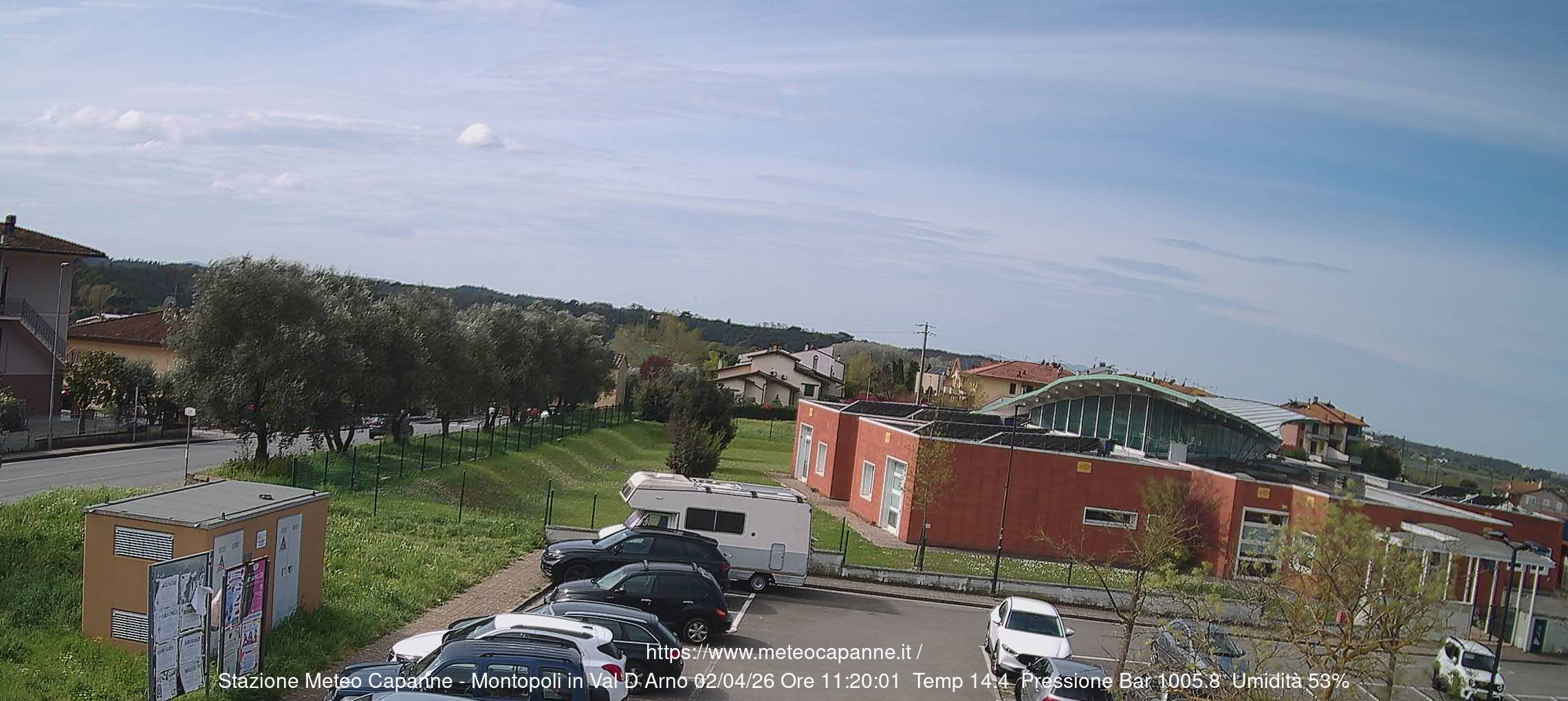 immagine della webcam nei dintorni di Ponsacco: webcam Montopoli in Val d'Arno