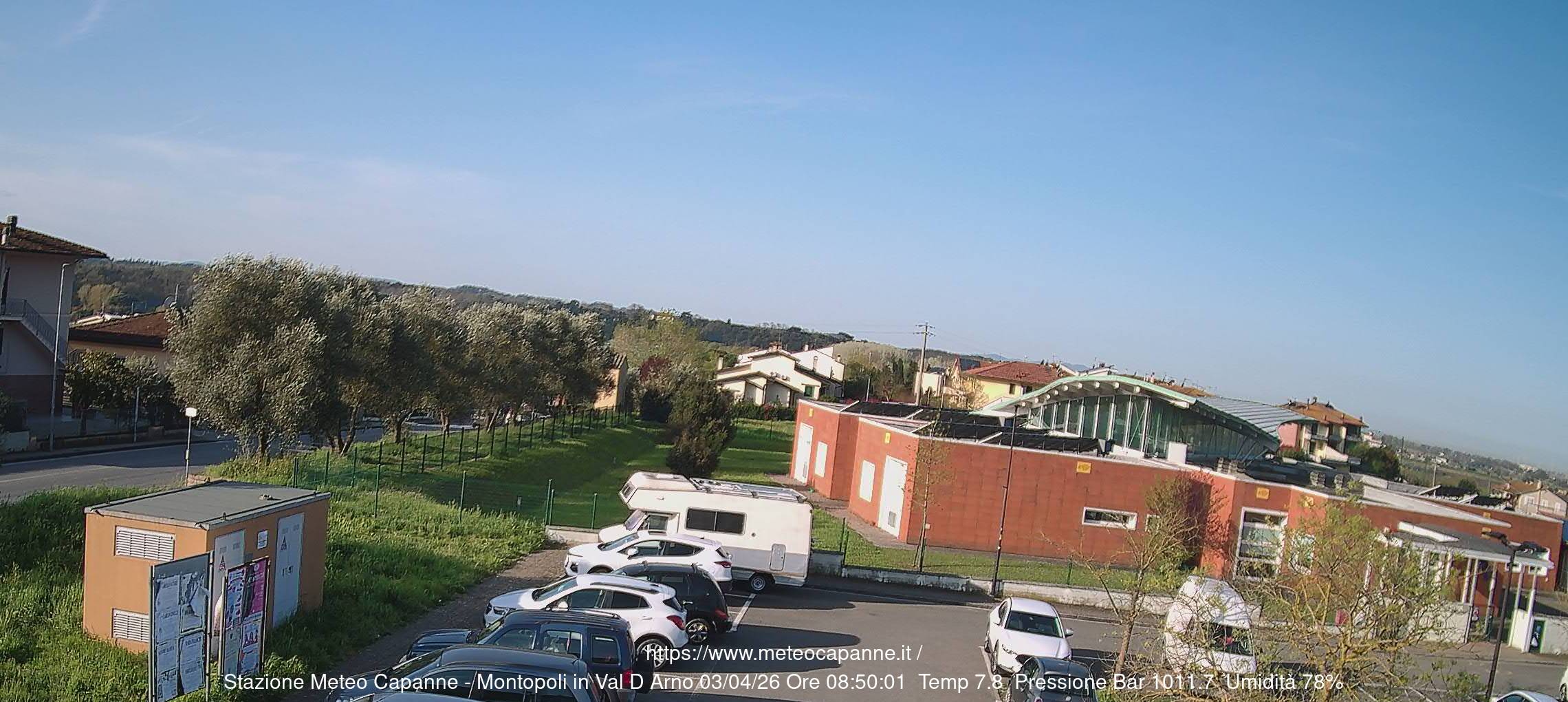 immagine della webcam nei dintorni di Pisa: webcam Montopoli in Val d'Arno