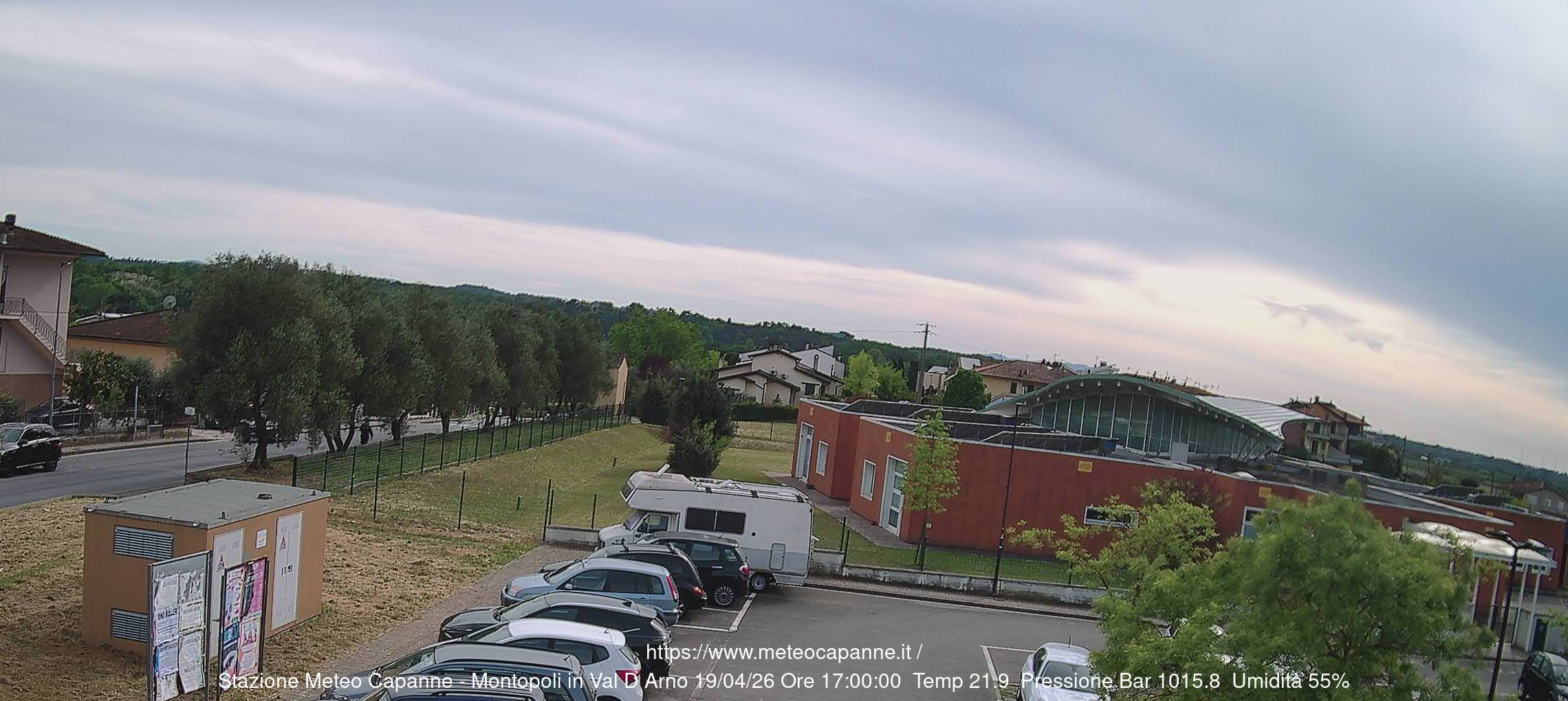 immagine della webcam nei dintorni di Castiglioncello: webcam Montopoli in Val d'Arno
