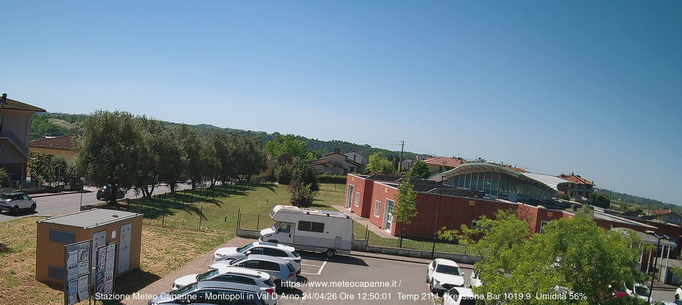 immagine della webcam nei dintorni di Pisa San Giusto: webcam Montopoli in Val d'Arno