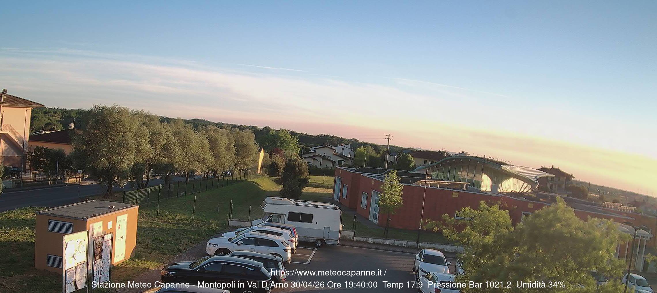 immagine della webcam nei dintorni di Pontedera: webcam Montopoli in Val d'Arno