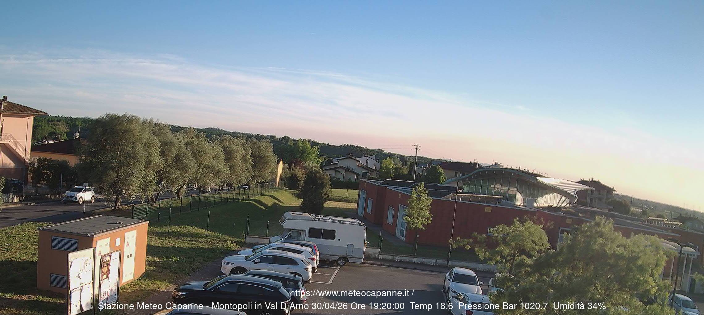 immagine della webcam nei dintorni di San Gimignano: webcam Montopoli in Val d'Arno