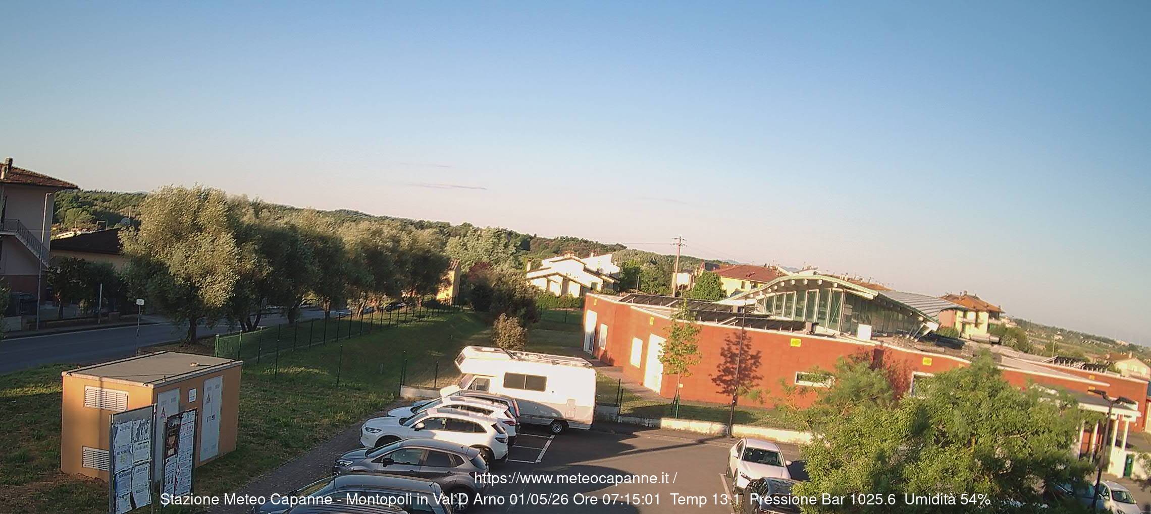 immagine della webcam nei dintorni di Monsummano Terme: webcam Montopoli in Val d'Arno