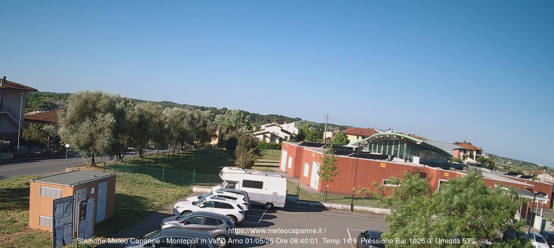 immagine della webcam nei dintorni di Cascina: webcam Montopoli in Val d'Arno